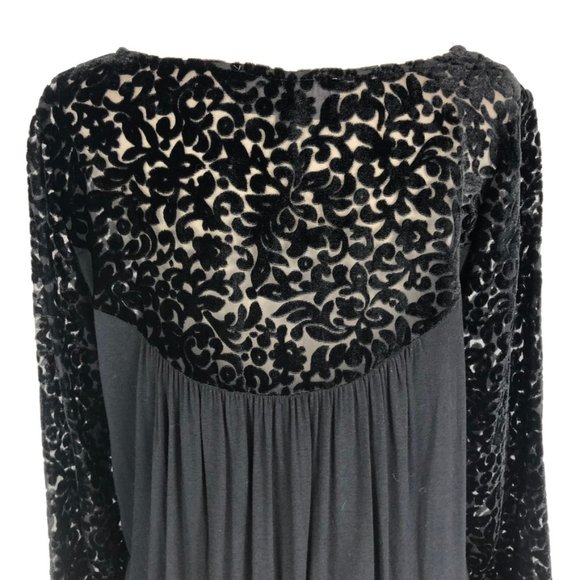 Sunday in Brooklyn Velvet Burnout Knit Top Anthro - Picture 4 of 8